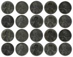 1943 Set of 20 WWII Steel Pennies P D S