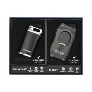 Colibri Belmont Torch Cigar Lighter and Cutter Set