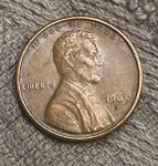 1969 D Rotated Die Penny with Floating Roof