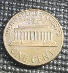 1969 D Rotated Die Penny with Floating Roof