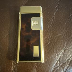 Gold & Tortoiseshell Colibri Collectible Lighter