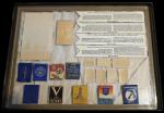 WWII Pacific Theater Matchbook Shadow Box Display