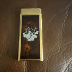 Gold & Tortoiseshell Colibri Collectible Lighter