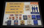 WWII Pacific Theater Matchbook Shadow Box Display