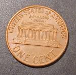 1974 Lincoln Memorial Penny - No Mint Mark