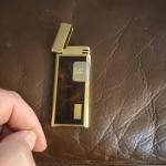 Gold & Tortoiseshell Colibri Collectible Lighter
