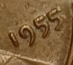1955 Lincoln Cent Double Die Replica