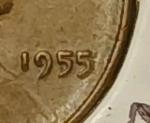 1955 Lincoln Cent Double Die Replica