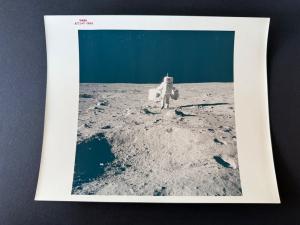 1969 Apollo 11 Buzz Aldrin Moon Photo