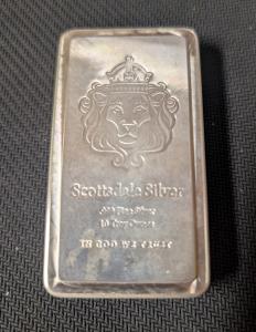 Scottsdale STACKER® 10 oz Silver Bar .999 Fine