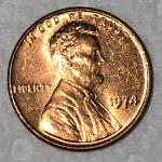 1974 No Mint Mark Lincoln Memorial Penny Coin