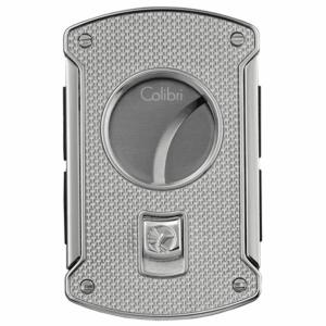 Colibri Slice Cigar Cutter Silver Carbon Fiber