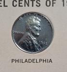 1943 Steel Wheat Cents in Plastic Holder