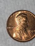 1974 No Mint Mark Lincoln Memorial Penny Coin