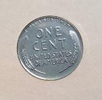 1943 Steel Wheat Cents in Plastic Holder
