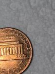 1974 No Mint Mark Lincoln Memorial Penny Coin