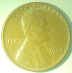 1955 Lincoln Cent DDO "Poor Man's Double Die