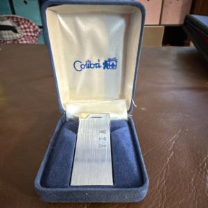 Colibri Collectible Lighter Set - Silver Gold Tortoise Shell