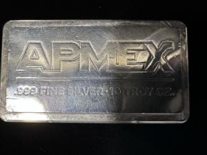 Scottsdale Mint 10 oz Silver Bar .999 Fine