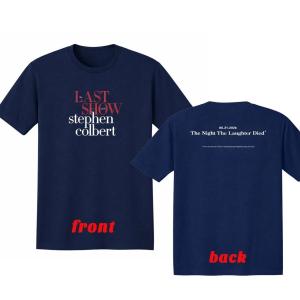 Stephen Colbert 2026 Last Show T-Shirt
