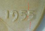 1955 Lincoln Cent DDO "Poor Man's Double Die