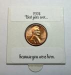 1974 Lincoln Memorial Penny – A Heartfelt Gift
