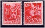 Rare WW2 German SA and SS Stamps Set
