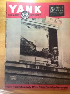 1945 WW2 Yank Military Magazine Collectible