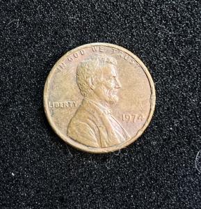 1974 Rare DDO Lincoln Penny with Doubled Rim