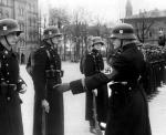 German Bodyguard Drill Inspection WWII 8x10 Photo