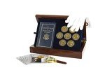 Franklin Mint Founding Fathers Gold-Plated Coin Set
