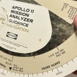 1969 NASA Apollo 11 Mission Navigation Chart