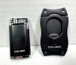 Colibri EVO Lighter & S-Cut Cigar Cutter Set