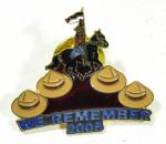 RCMP We Remember Fallen Four Lapel Pin