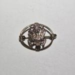 WWII Patriotic Memorabilia Lot: Pin Frame & Medal