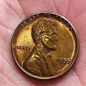 1955 Double Die Lincoln Wheat Penny