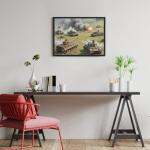 Vintage WWII German 1000-Piece Wooden Puzzle