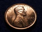 1969-S Lincoln Memorial Cent Doubling Error Coin