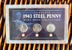 1943 Steel Penny Mint Mark Collection (3 Coins)