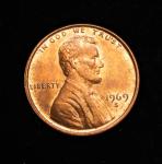1969-S Lincoln Memorial Cent Double Liberty Coin