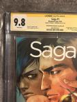 Super Rare Saga #1 Turkish Variant Signed 9.8