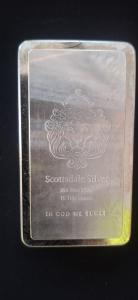 Scottsdale Super Stacker 10oz .999 Silver Bar