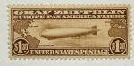 1930 $1.30 Brown Graf Zeppelin Stamp