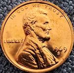 1969-S Lincoln Memorial Penny DDO/DDR Uncertified