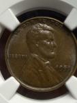 1955 Double Die Lincoln Wheat Cent NGC MS62