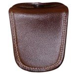 Vintage Leather Ammo Pouch for Slingshots (Brown)