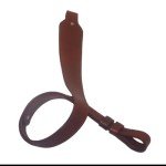 Buffalo Leather Cobra-Style Rifle Gun Sling - Chestnut
