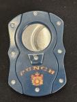 Blue Vintage Colibri Punch Cigar Cutter - Double Guillotine