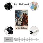 Kroey WWII Liberty Vintage Canvas Wall Art