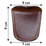 Vintage Leather Ammo Pouch for Slingshots (Brown)
